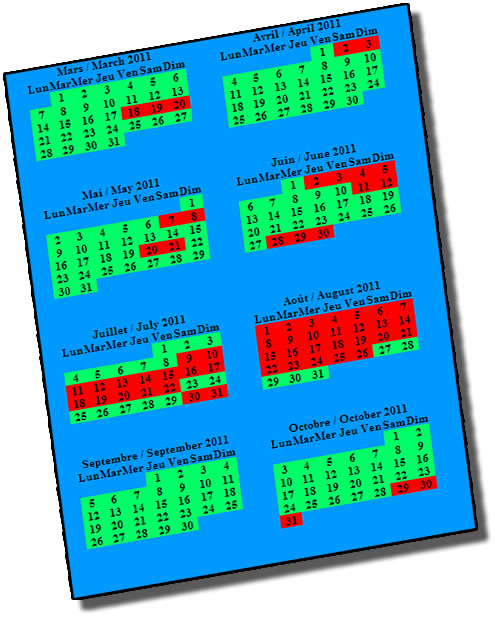 calendrier